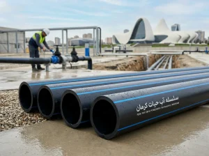 لوله های پلی اتیلن آبرسانی سلسله آب حیات کرمان