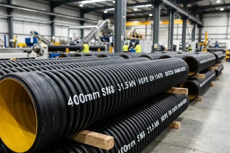 لوله پلی اتیلن 16 اینچ SN8 - 31.5 kN کاروگیت