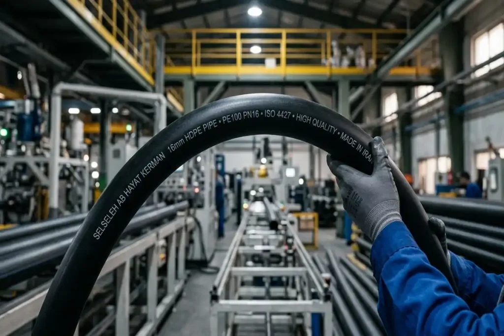 لوله فلکسیبل پلی اتیلن (Flexible Polyethylene Pipe)