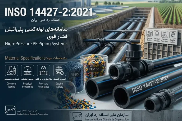 استاندارد ملی سامانههای لولهگذاری پلیاتیلن تحت فشار INSO 14427-2