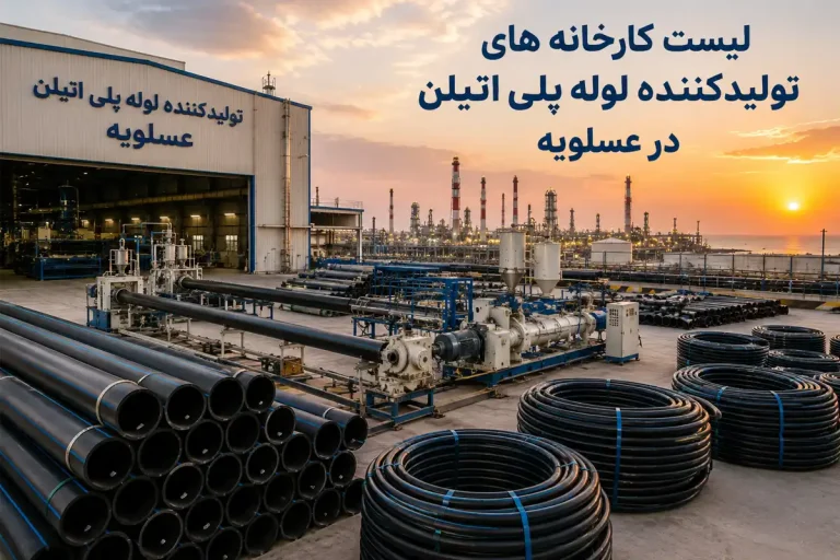 کارخانه های تولید کننده لوله پلی اتیلن در عسلویه