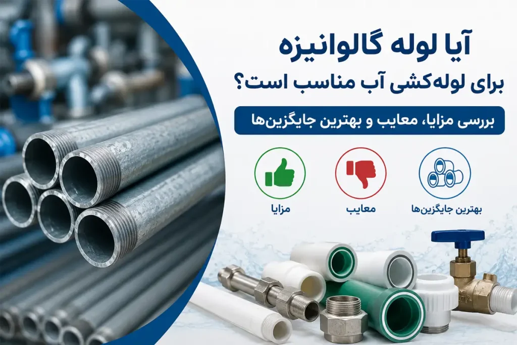 لوله گالوانیزه برای لولهکشی آب
