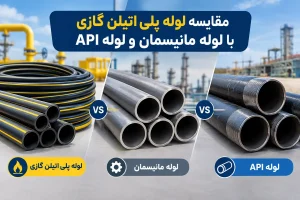 مقایسه لوله پلی اتیلن گازی با لوله مانیسمان و لوله API - سلسله آب حیات کرمان -