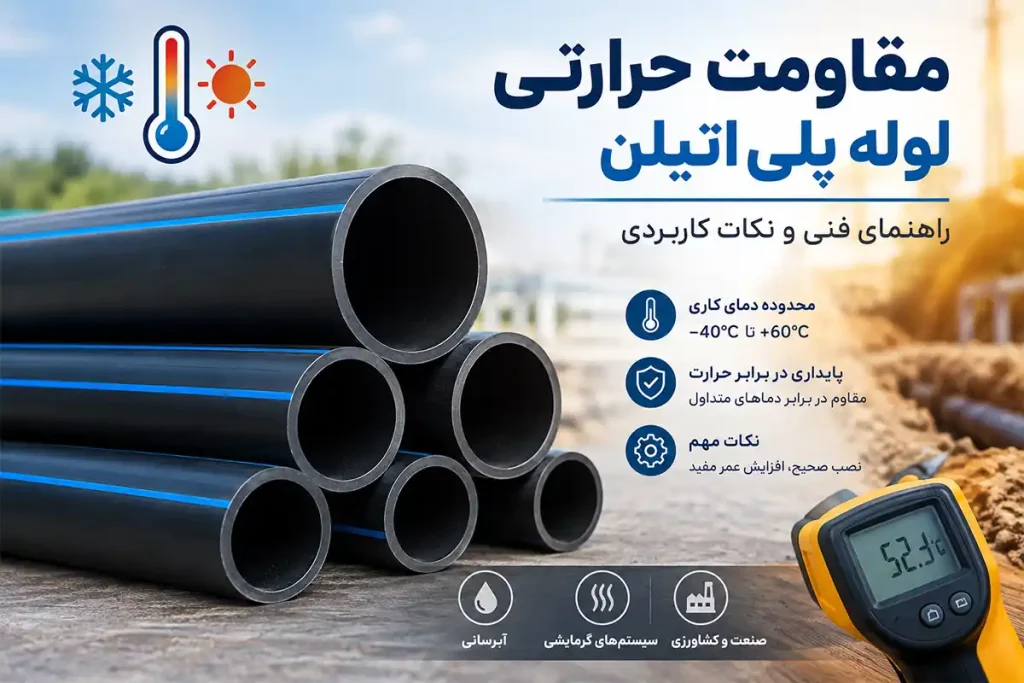 مقاومت حرارتی لوله پلی‌ اتیلن