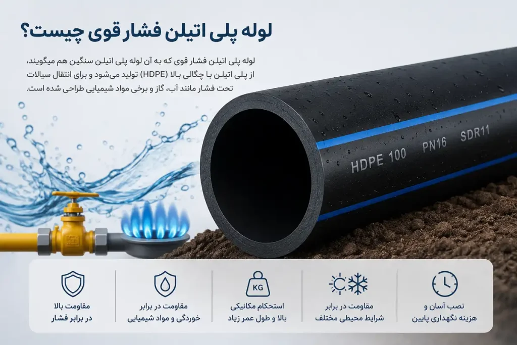 لوله پلی اتیلن فشار قوی چیست