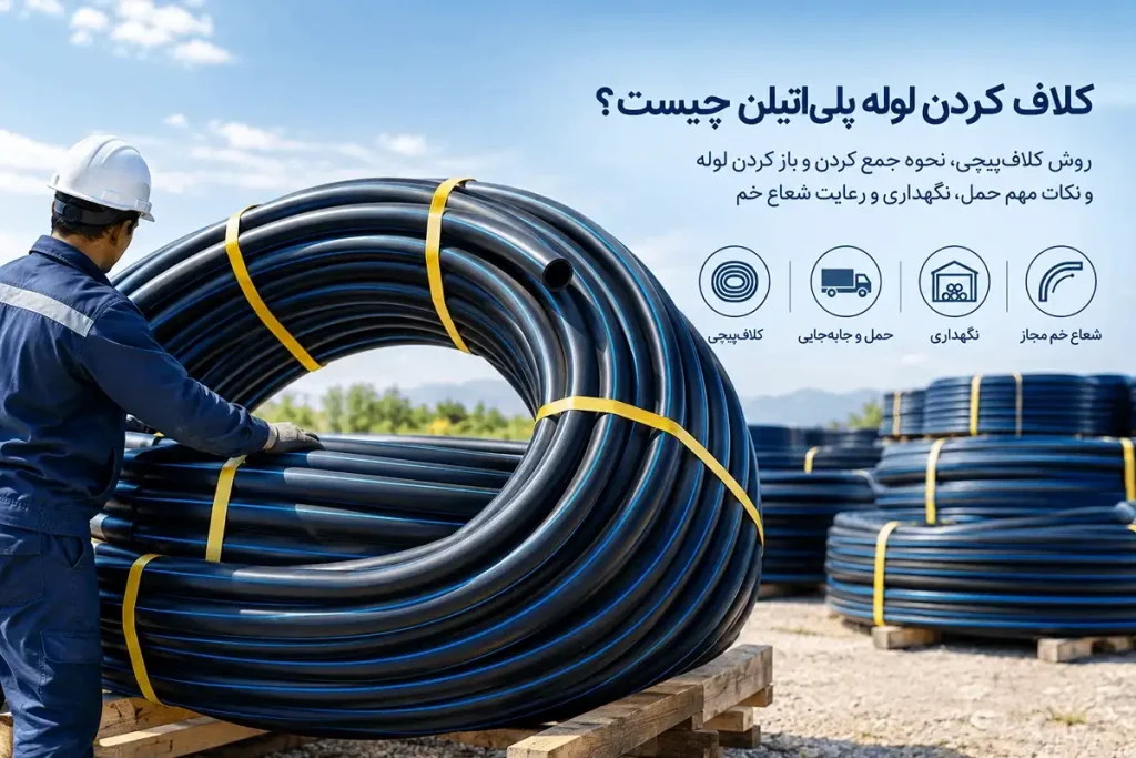 کلاف کردن لوله پلی‌ اتیلن چیست