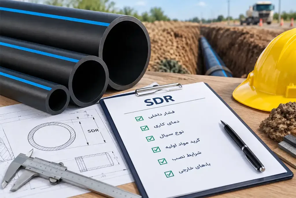 نکات مهم در انتخاب SDR لوله پلی‌اتیلن 