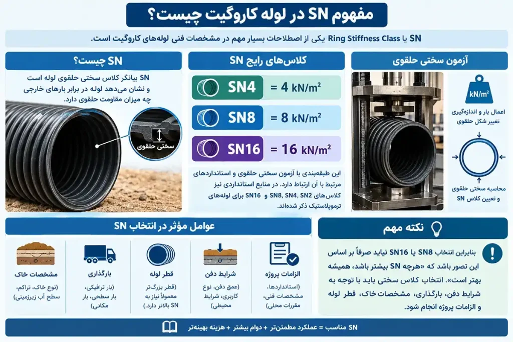 مفهوم SN در لوله کاروگیت 
